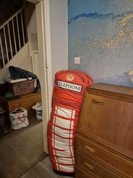 Photo of free Telephone box bean bag (Caversham Heights RG4) #1