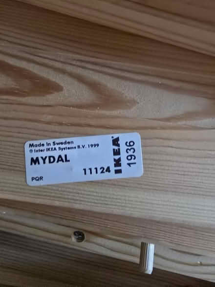 Photo of free IKEA, MYDAL pine bed hardly used (Trinity BA11) #4