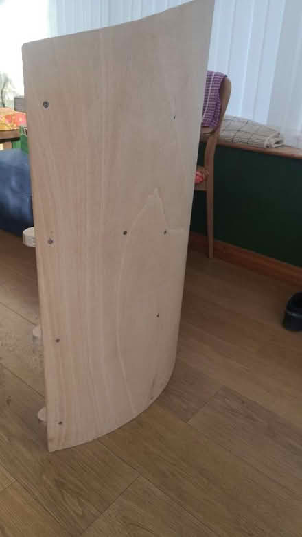 Photo of free Curved wooden shelf unit (Craiglockhart EH14) #3