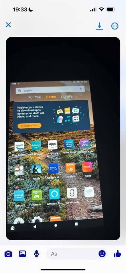 Photo of free 7 inch fire Amazon kids tablet with blue cover (Tuebrook L13) #1