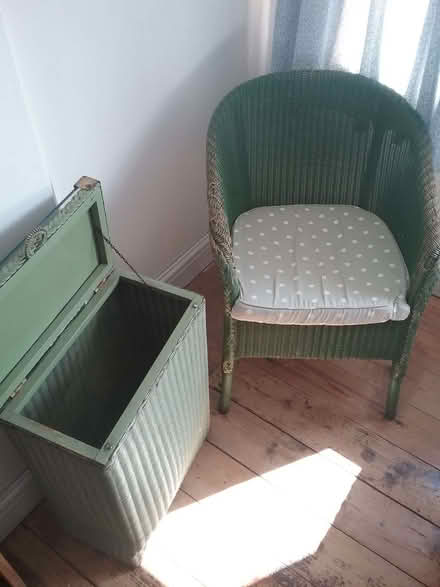 Photo of free Lloyd loom storage box and chair (Wrenbury CW5) #3