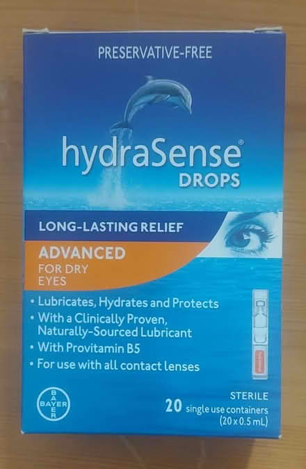 Photo of free hydraSense moisturizing eye drops (Broadview and Gerrard) #1