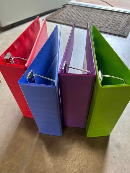 Photo of free D-ring Binders & Dividers (Niwot) #1