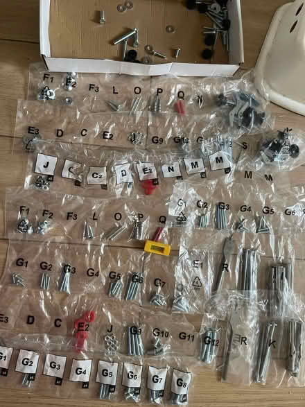 Photo of free Various nuts bolts screws / TV (Muswell Hill N10) #1