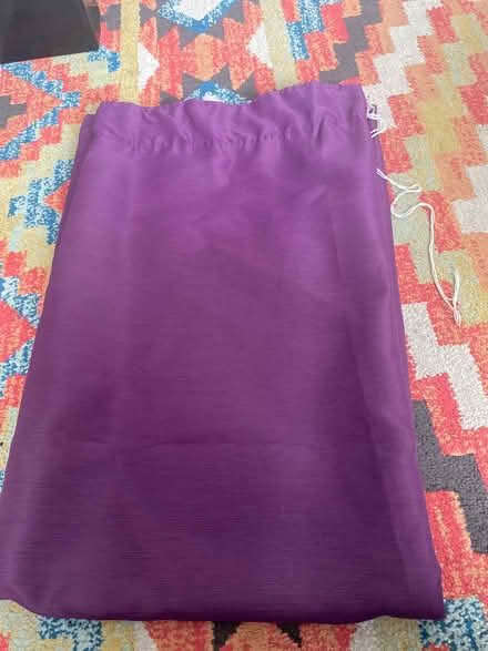 Photo of free Textured purple curtains (Cemetery Hill MK41) #1