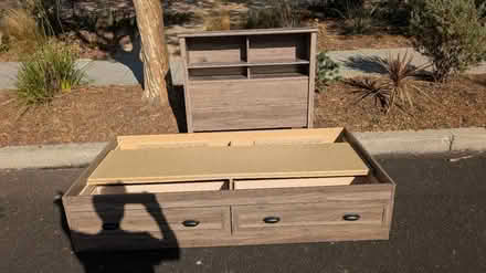Photo of free bed with drawers and headframe (San Gabriel, CA) #1