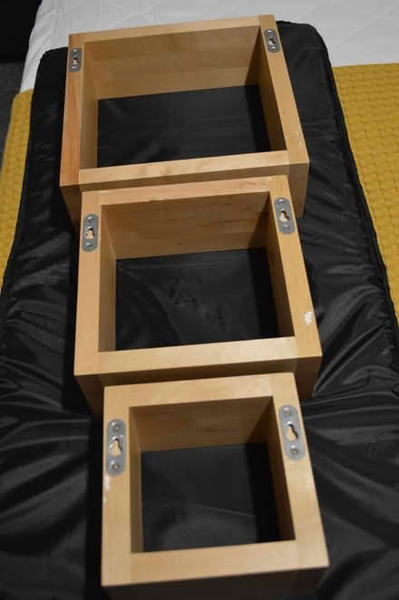 Photo of free square wooden shelves (wyberton) #4