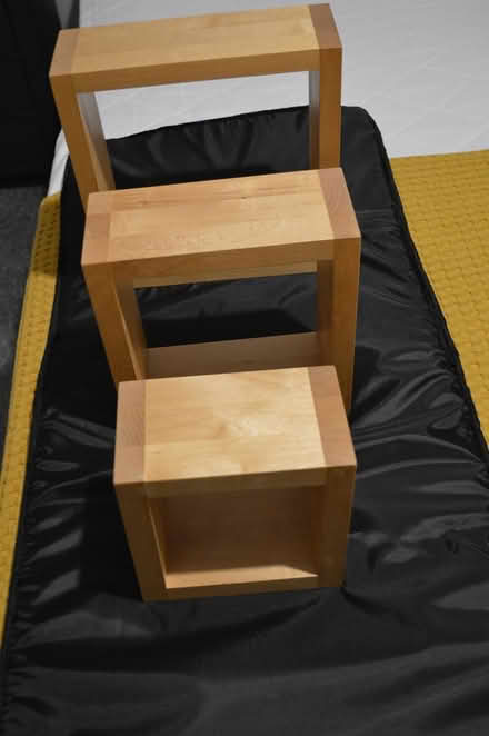 Photo of free square wooden shelves (wyberton) #3