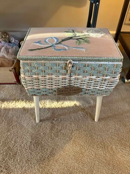 Photo of free Retro sewing basket (River Edge, NJ) #2