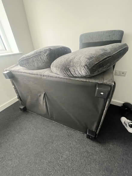 Photo of free Charcoal 2 seater sofa (Chessington Surrey KT9) #2