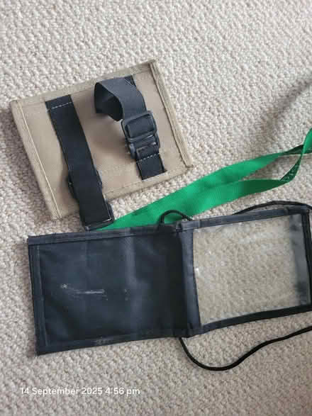 Photo of free ID pouch, Uni, workplace (ST7 4L, Mow Cop) #2