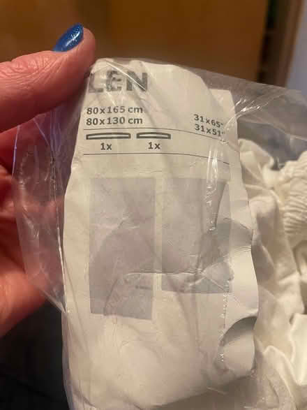 Photo of free Ikea sheets - cot and single (Kentwood RG30) #2