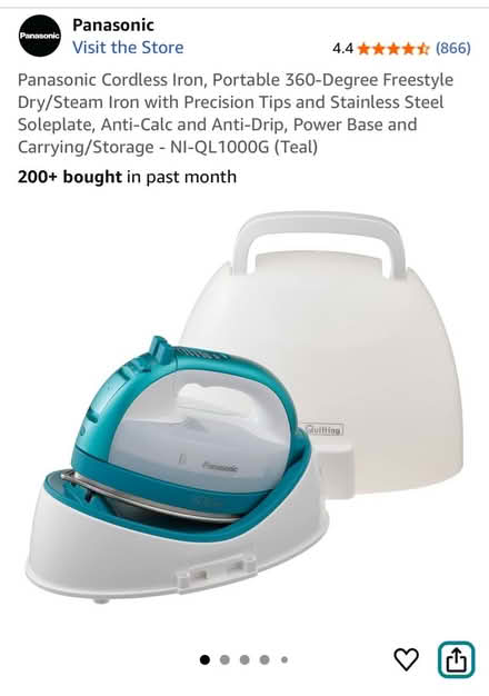 Photo of free Cordless Iron (Woodley Park) #1