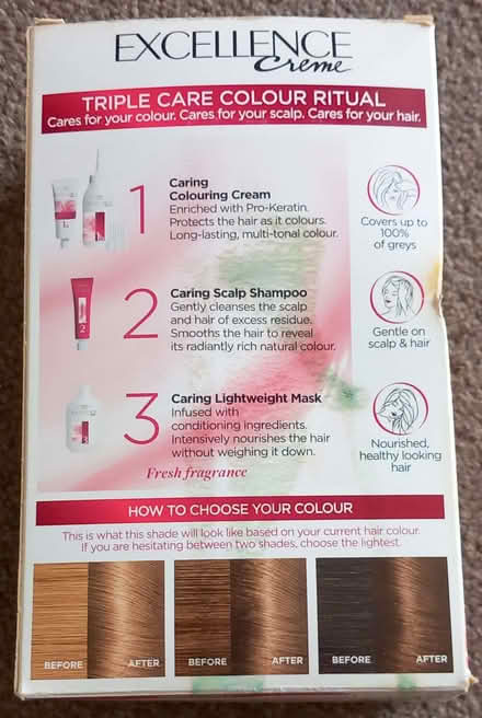 Photo of free L'Oreal Excellence Creme Triple Care Colour Hair Dye - ERITH (Erith DA8) #4