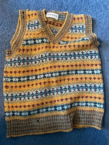 Photo of free Kids 3-4 Brora wool tank top. Bit moth eaten (Summertown OX2) #1