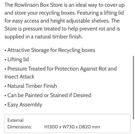 Photo of free (Recyling) Box Store (AL1) #4