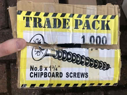 Photo of free Variety of Screws, Nails, etc (Leamington Spa (CV32)) #1