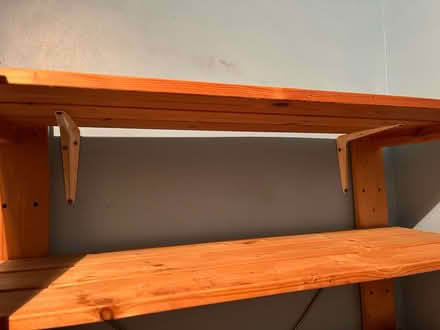 Photo of free Wooden shelves with bracket (NW10) #2
