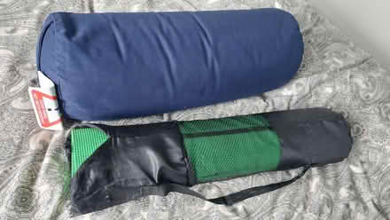 Photo of free Yoga bolster (new) & mat NW2 6JX (NW2) #1