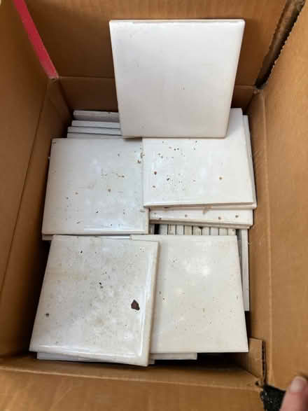 Photo of free White 4x4 tiles (River Edge, NJ) #1