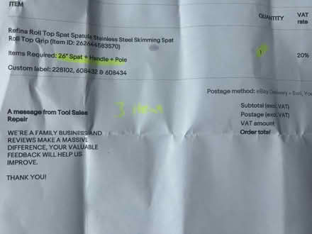 Photo of free Refina Skimming Blade (North Bersted, PO21 5**) #4