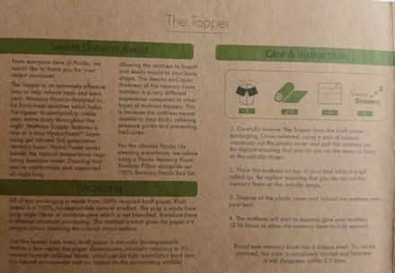 Photo of free king size mattress topper (Westcott, near Dorking, Surrey) #2