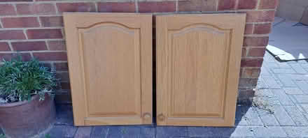 Photo of free Solid wood kitchen wall cupboard doors (GU9) #2