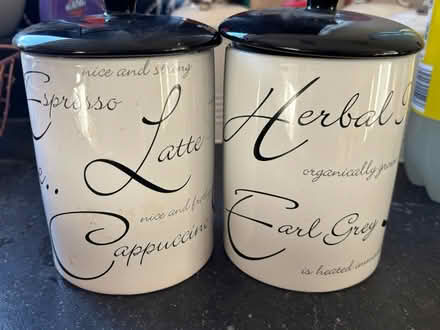Photo of free Tea and coffee jar (PE12) #1