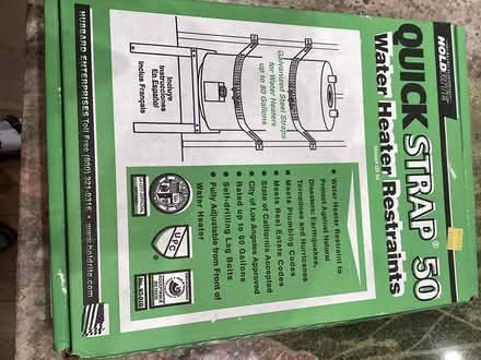 Photo of free Hot water heater strap (San Anselmo) #1
