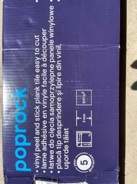 Photo of free Vinyl plank tiles dark brown wood (Weeke, Winchester SO22) #2