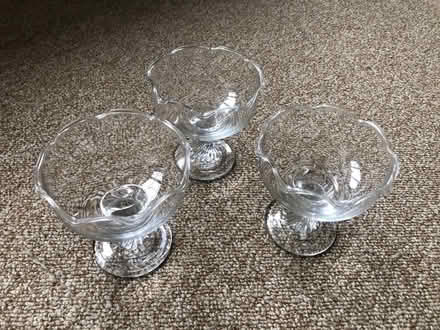 Photo of free Three Glass Sundae dishes (Coleshill HP7) #1