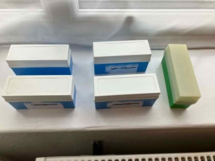 Photo of free 5 - 35mm slide storage boxes (Kendal LA9) #1