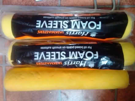 Photo of free 3 harris foam sleeves and handles (Askew Road W12) #1