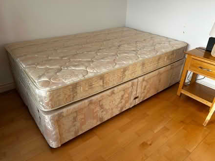 Photo of free Small double divan bed & mattress (West Kirby) #2