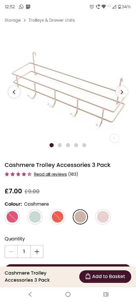 Photo of free Craft trolley accessory (GU3) #3