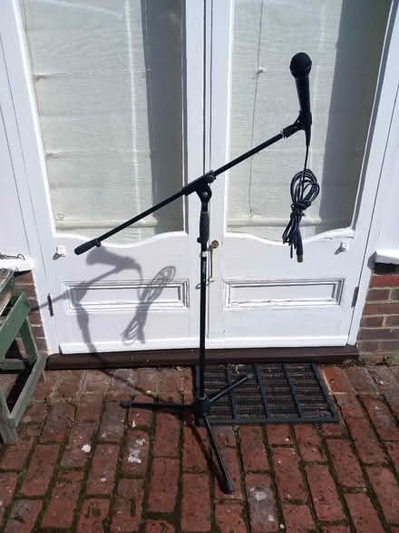 Photo of free Mike, leads and mike stand (Chorleywood WD3 5) #1