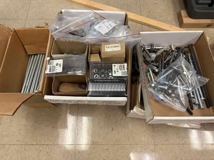 Photo of free Large vise, stainless fasteners (Near Slack and Merivale) #2