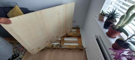 Photo of free Wooden pallet with Wooden board (N11 3NT) #1