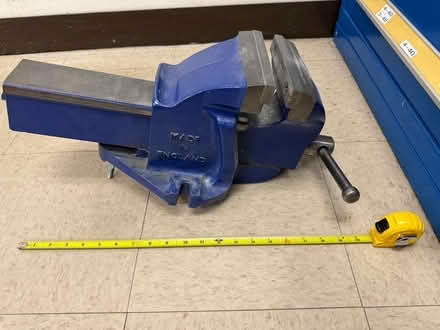 Photo of free Large vise, stainless fasteners (Near Slack and Merivale) #1
