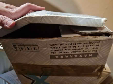 Photo of free Towbar mounted bike rack (Copsewood CV2) #1