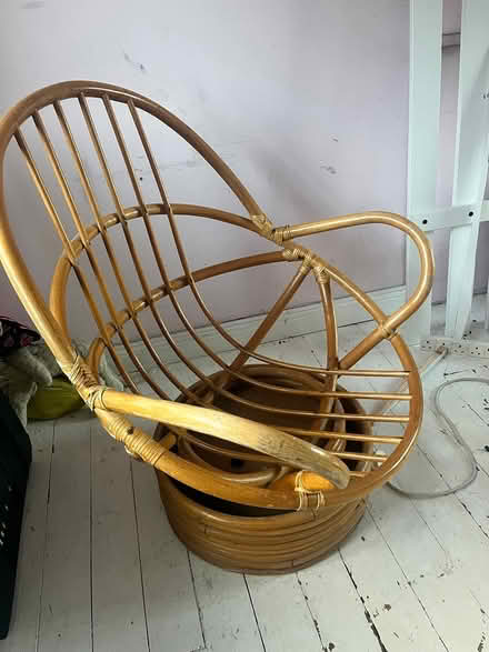 Photo of free Cane swivel chair (Newtownmountkennedy) #1