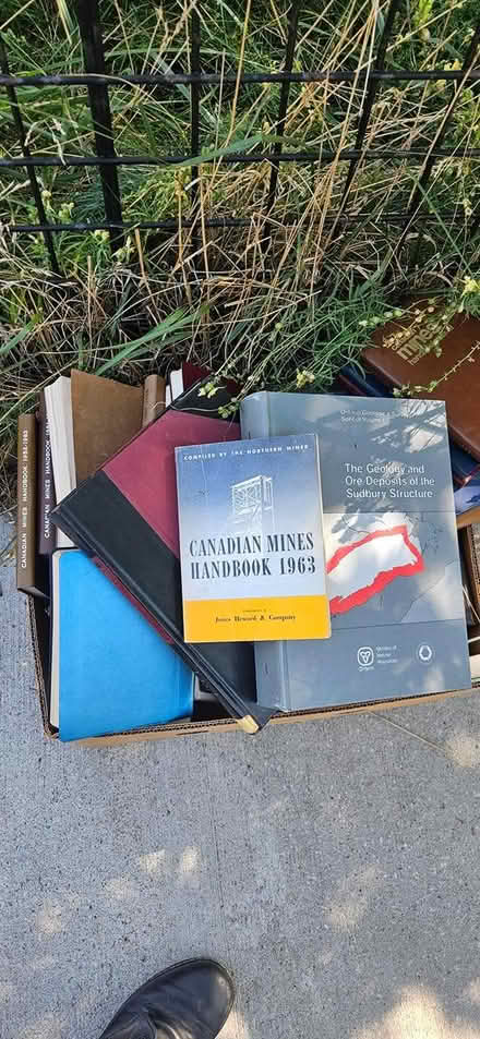 Photo of free Curb alert-Books on canadian mining (Roncesvalles) #1