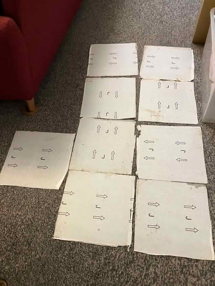 Photo of free 9 wood effect adhesive floor tiles (Kendal LA9) #2