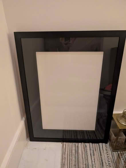 Photo of free Large black picture frame (Alexandra Palace N22) #1
