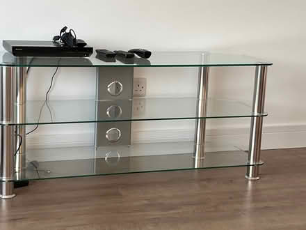 Photo of free Glass tv stand (Saltdean) #1