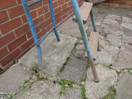 Photo of free Old metal step ladder (Littleover DE23) #4