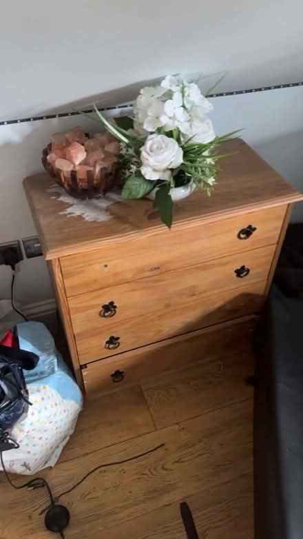 Photo of free desk chair chest of drawers (Finchampstead RG40) #1