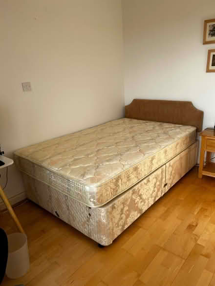 Photo of free Small double divan bed & mattress (West Kirby) #1