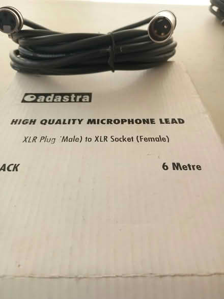 Photo of free Mike, leads and mike stand (Chorleywood WD3 5) #2