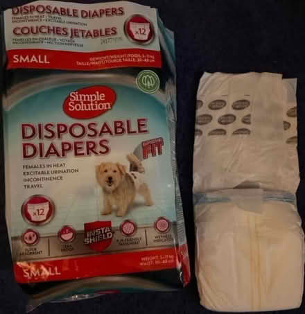 Photo of free Dog Nappies (disposable) Small (Hemel, HP3) #2